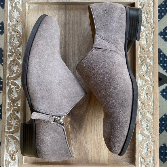 Nine West Nanshe Suede Ankle Booties - Picture 7 of 10